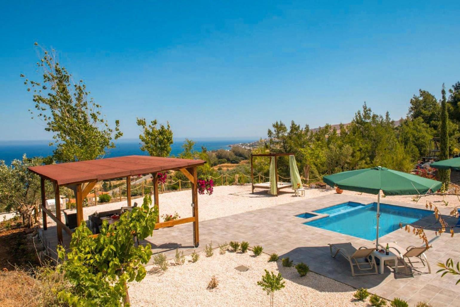 Villa Paradiso Sunset Pomos Esterno foto